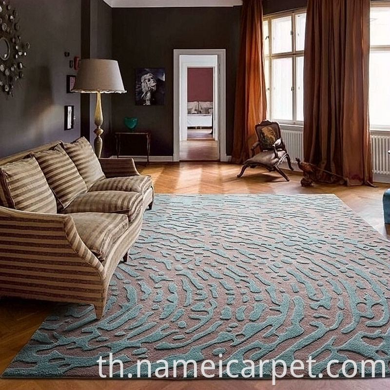 Luxury Hand Tufted Handmade Hotel Acrylic Wool Silk Viscose Carpet Area Rug 192